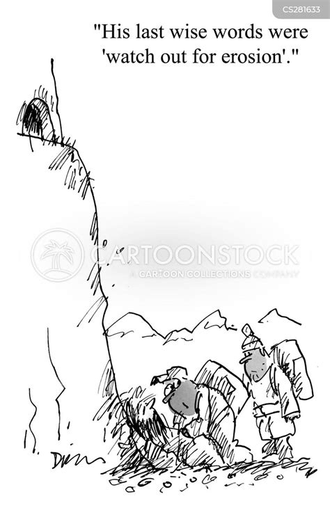 cartoon erosion|weathering and erosion jokes.